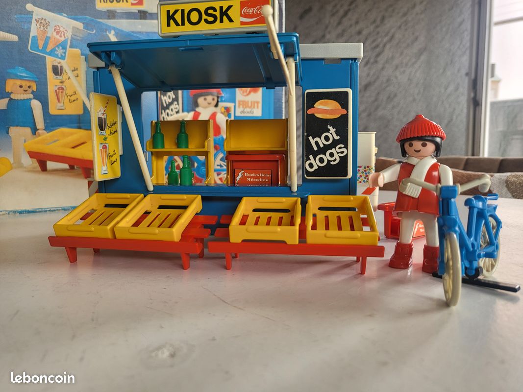 Playmobil Vintage - Voyageur Parapluie Klicky - Boîte Ancienne - Système