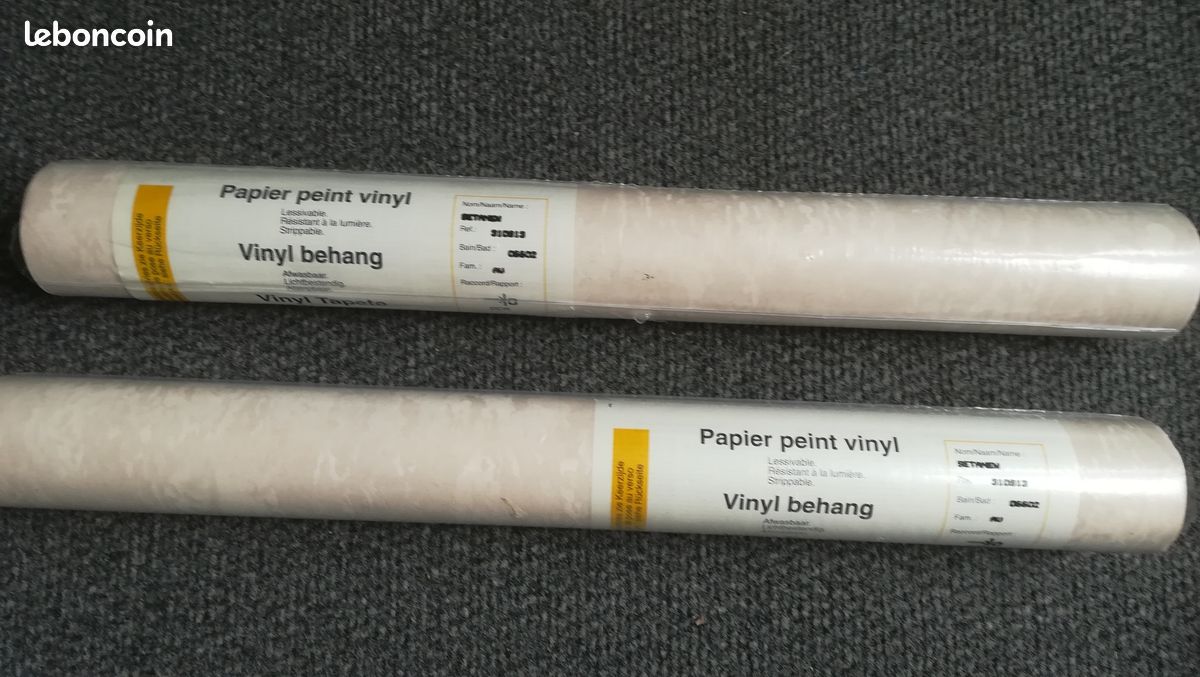 PAPIER PEINT VINYLE 3 rouleaux (image 2)