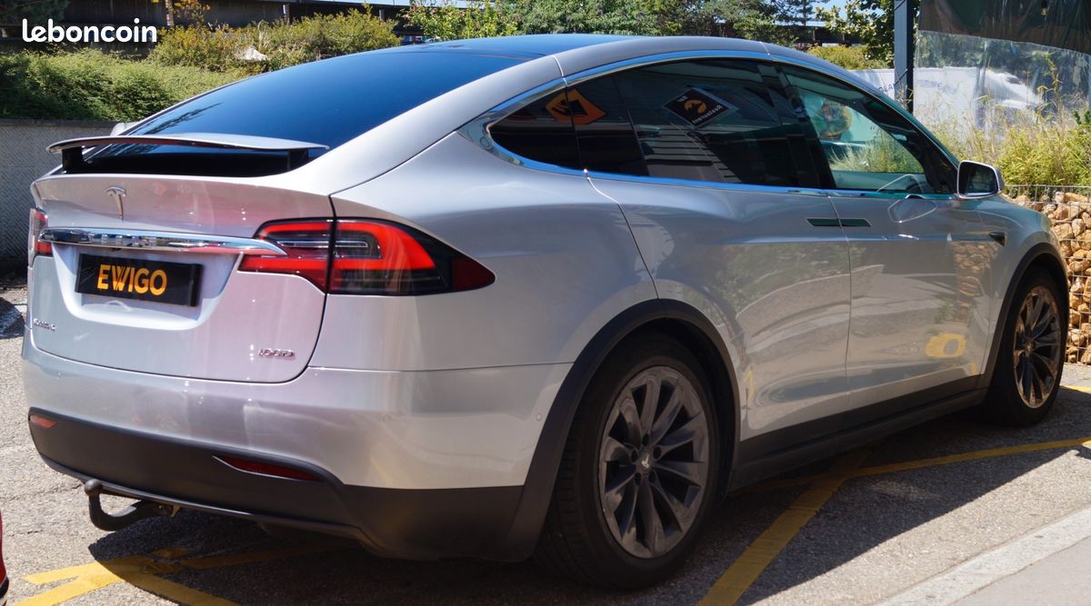 Tesla model-x 100d 422 ch 100kwh 4wd dual-motor bva 5 places + batterie neuve facture tesla (image 2)
