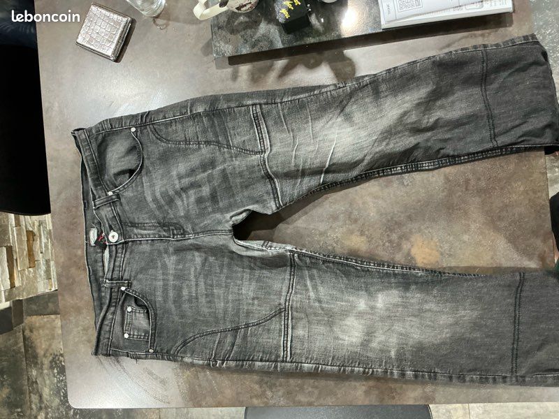 Jeans moto femme (image 1)