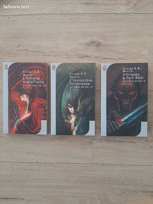 Vends collection "Le Trône de Fer" Georges R.R.MARTIN (image 4)
