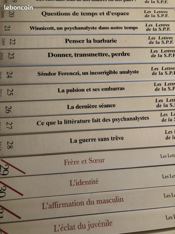 Lettres de la Société de Psychanalyse Freudienne, complet de 1 à 48 (image 3)