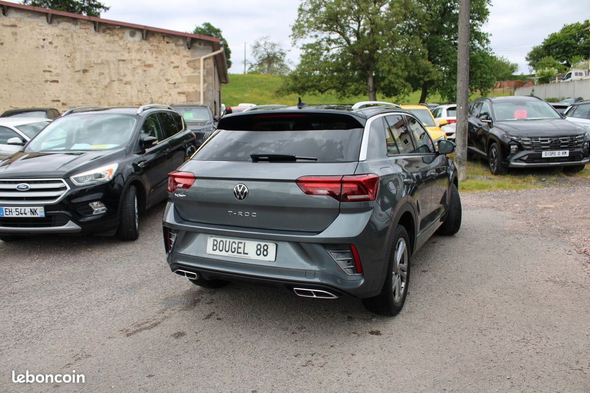 Volkswagen T-ROC II 2L TDI 150 CV R-LINE GPS 3D CAMÉRA FULL LED ATTELAGE I-COKPIT USB BOITE AUTO DSG (image 2)