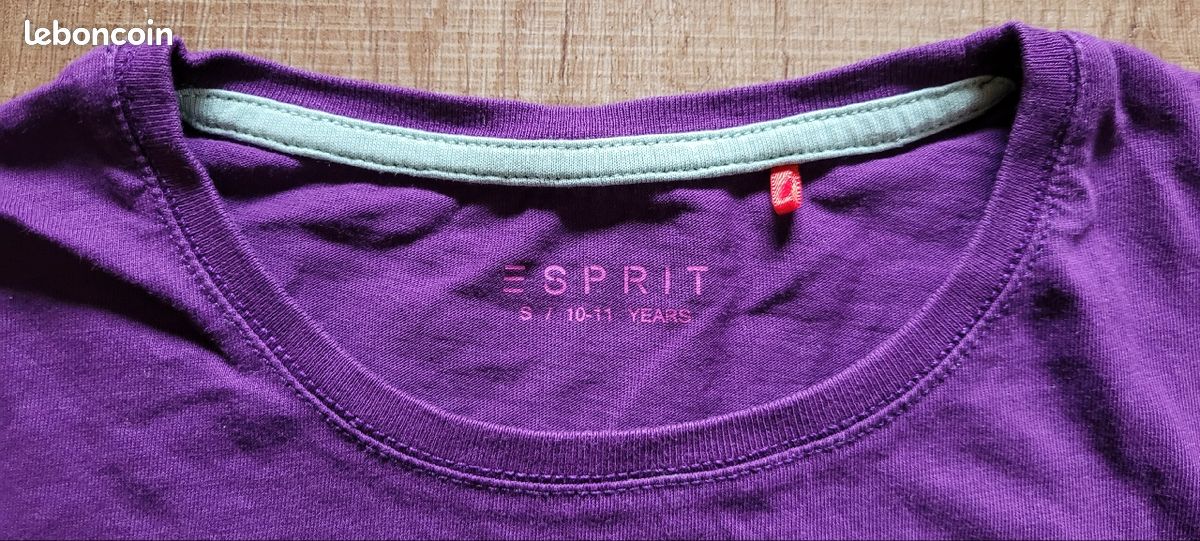 Tee-shirt manche longue - Basic ESPRIT fille 10/11ans (image 3)