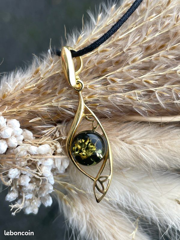 Collier En Ambre De La Baltique - Bijou Naturel, Sans Emballage, Neuf (jamais Porté)