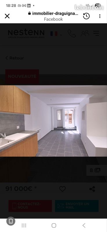 Appartement 2 pièces 28 m² · à Draguignan · 27,7 m² · 550 €