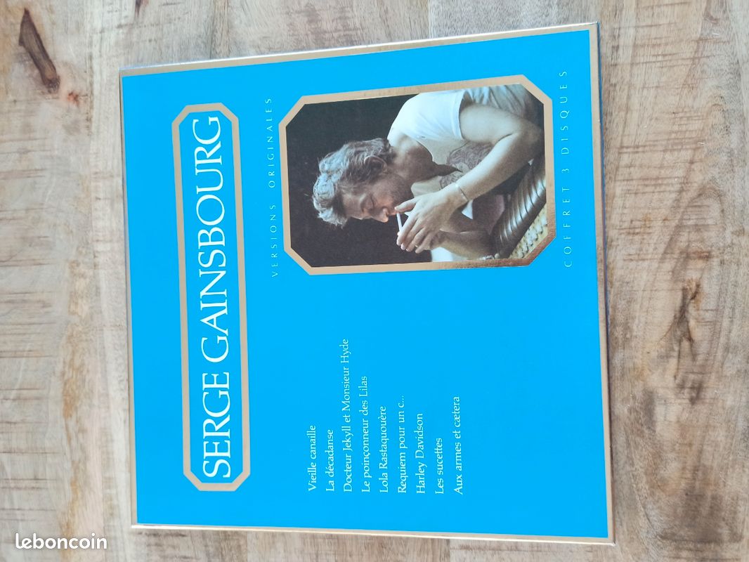 Coffret 3 vinyles Serge Gainsbourg – Versions Originales (Vol.2) (image 1)