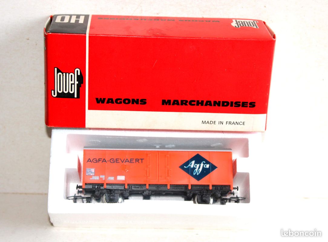 Jouef ho 6267 wagon refrigerant agfa gevaert fourgon frigorifique iso sncf / neuf (image 1)