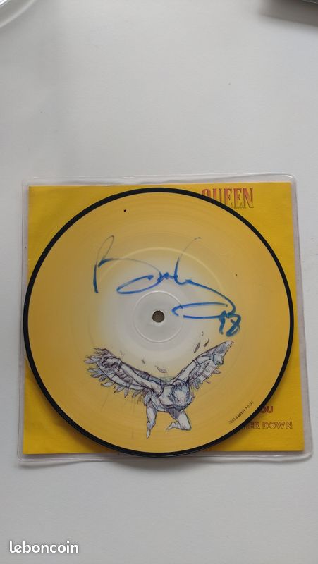 Picture disque " No one but you " Queen, dédicacé par Brian May (image 1)