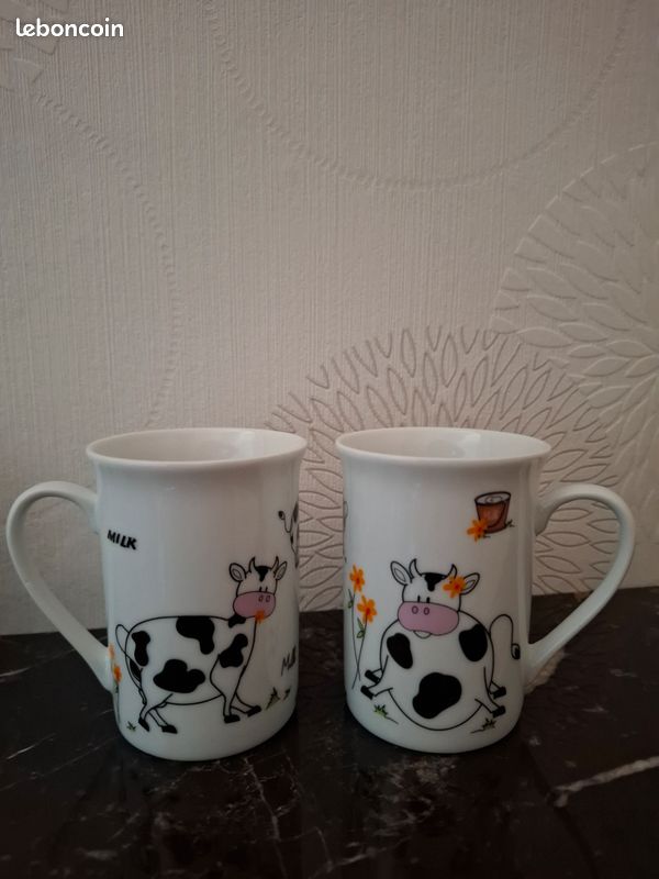 Tasses à café motifs vaches (image 2)