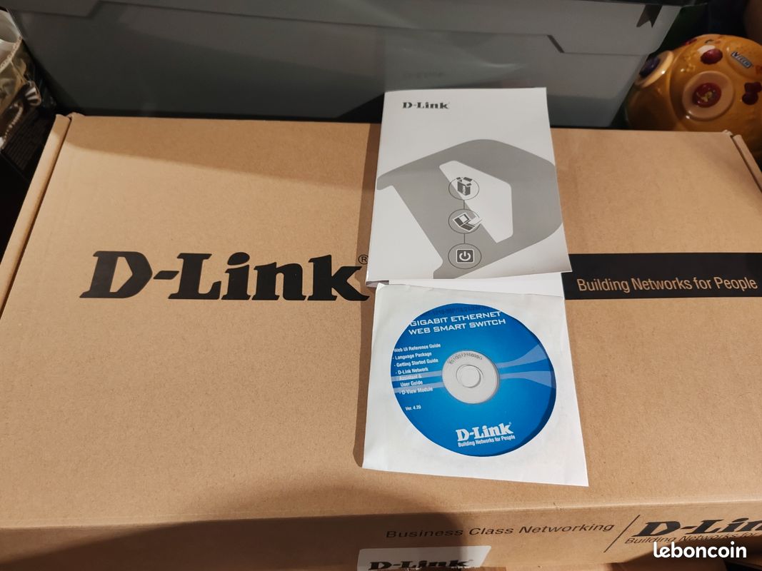 Switch réseau professionnel D-Link DGS-1210-24 – 24 ports Gigabit ...