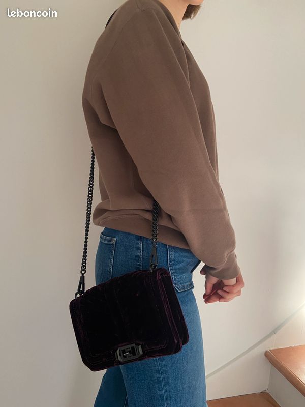 Sac bandoulière Rebecca Minkoff en velours (image 14)