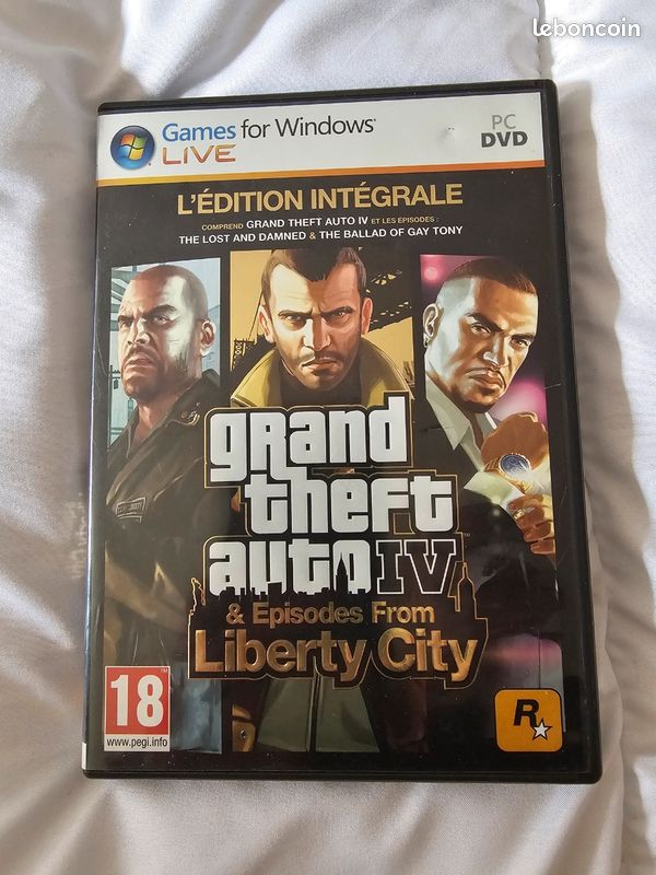 Gta IV version intégrale pc dvd (image 1)