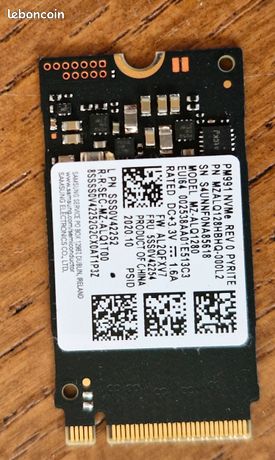 Disque dur Samsung Disque SSD 128 Go 42 mm NVMe PCIe MZ-ALQ128