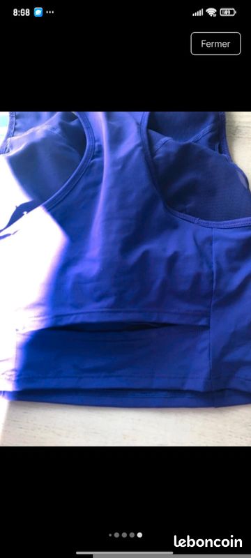 Brassière sport fille Decathlon neuve 36 (image 5)