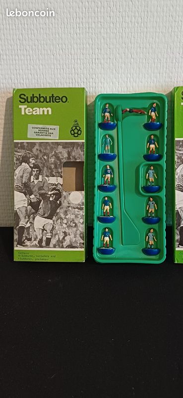 Lot Subbuteo Foot Ancien – Figurines Et Accessoires Vintage – Collection