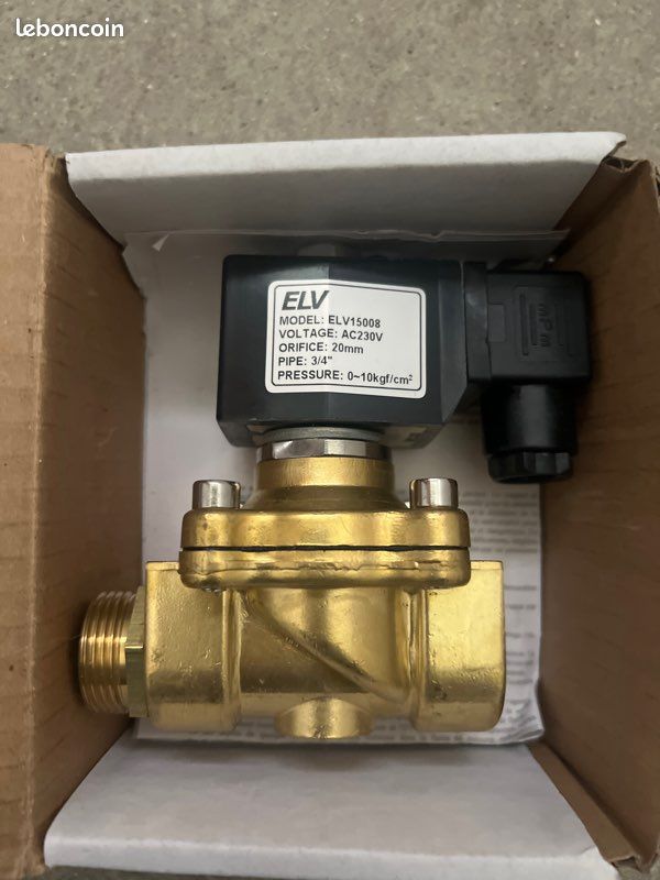 ELECTRO VANNE D3/4 NF 230V modèle ELV15008 (image 1)