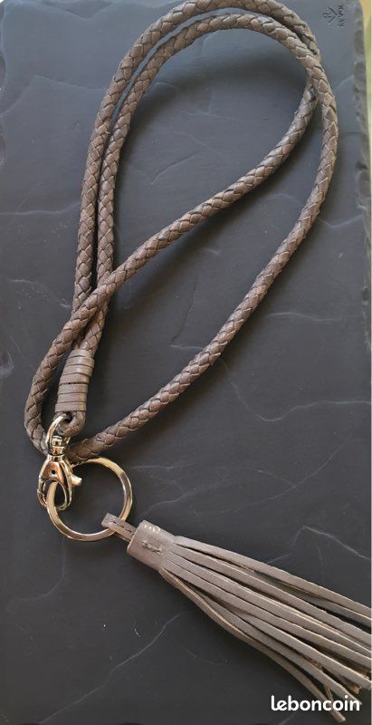 Porte clef en cuir tressé DRAGON, (image 2)