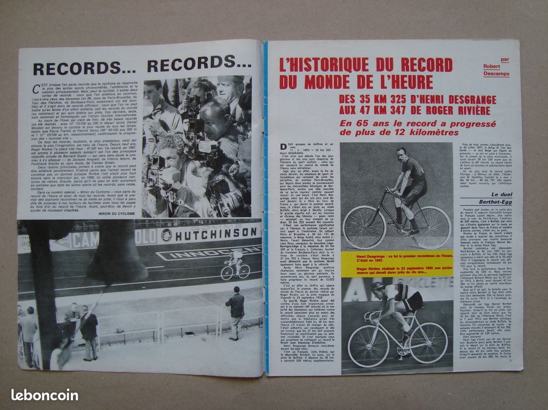Miroir du Cyclisme N°85 Spécial Tout le LES RECORDS