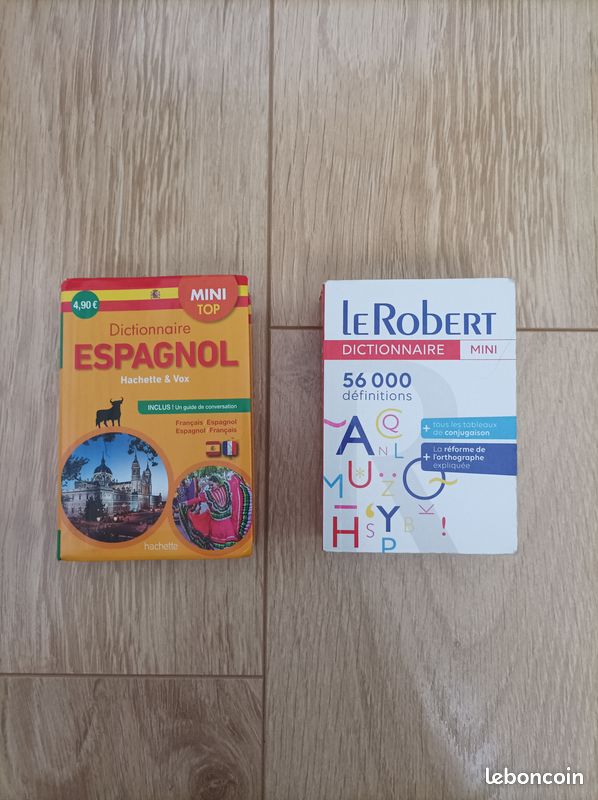 Dictionnaires mini espagnol et français (image 1)