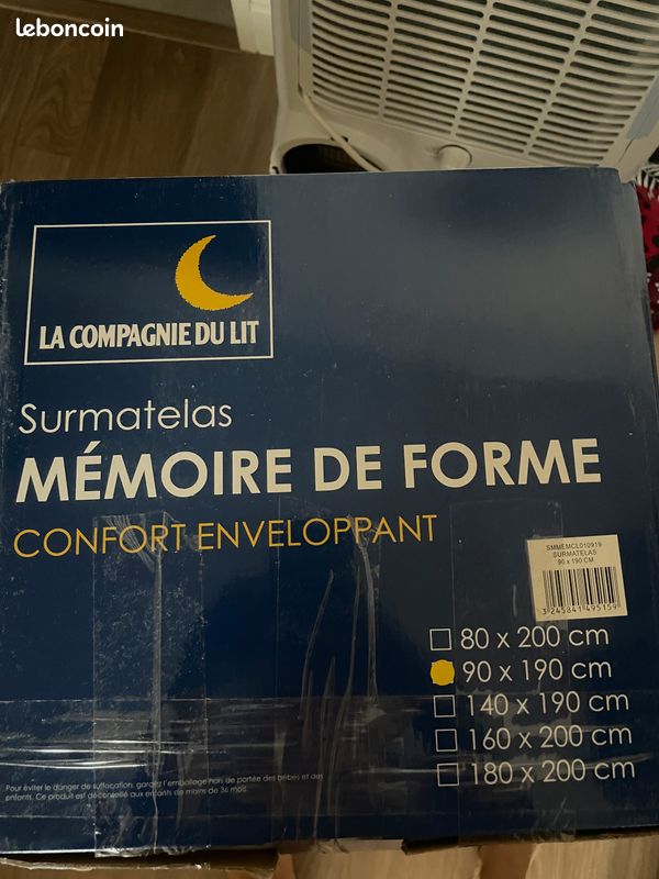 Surmatelas mémoire de forme (image 1)