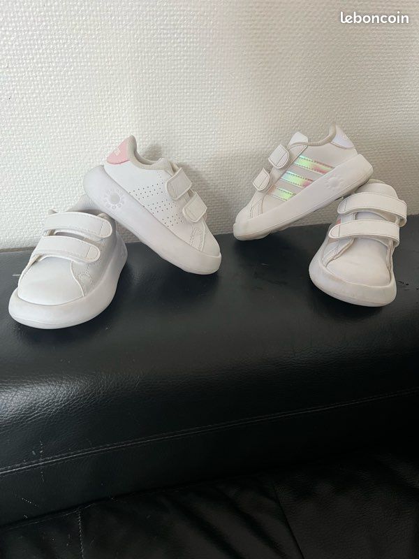 Lot Basket bébé fille taille 20 et 21 Chaussures