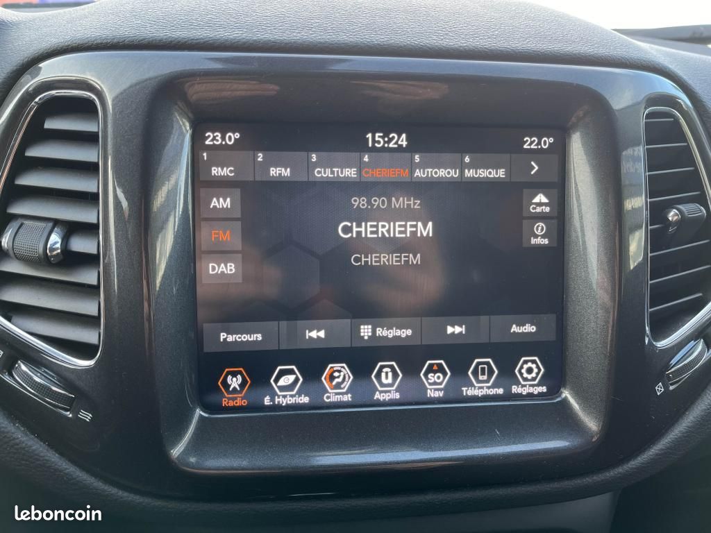 JEEP COMPASS 1.3 GSE T4 - 190 - BVA 4xe eAWD moteur neuf (image 13)
