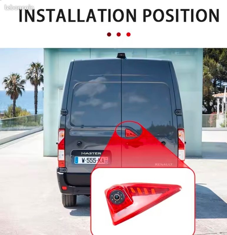 Caméra de recul Renault master Nissan nv400 OPEL movano vision nocturne - Équipement auto Caméra de recul Renault master Nissan nv400 OPEL movano vision nocturne - Équipement auto