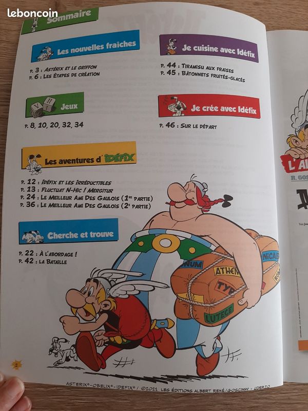Cahier d'activités Idéfix neuf (image 2)