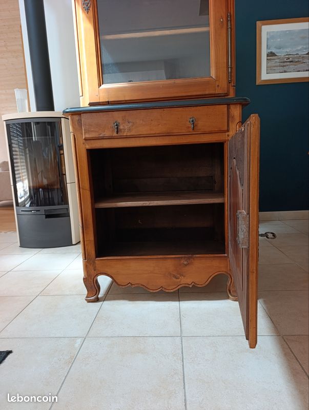 Meuble argentier en 2 parties -vitrine et meuble bas (image 4)
