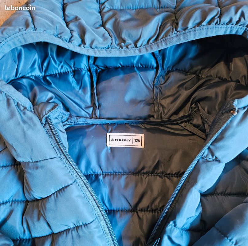 Manteau bleu clair 12 ans (image 3)