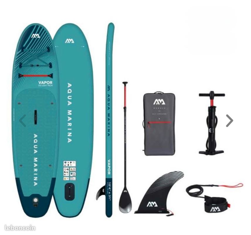 Paddle gonflable Aqua Marina Vapor 10’4
Paddle gonflable aqua marina vapor 10.4
22900
Paddle gonflable aqua marina vapor 10.4 (image 1)