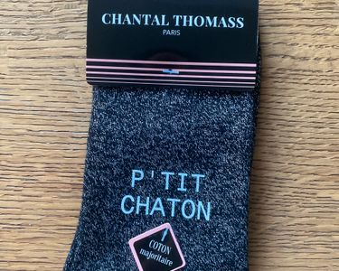 Chaussons/chaussettes Chantal Thomass Noires - Pointure 37 - Acrylique - Neuf Avec Emballage - Italie
