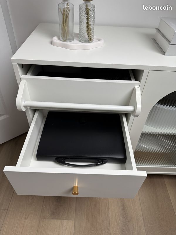Meuble de rangement blanc – style moderne / scandinave (image 5)