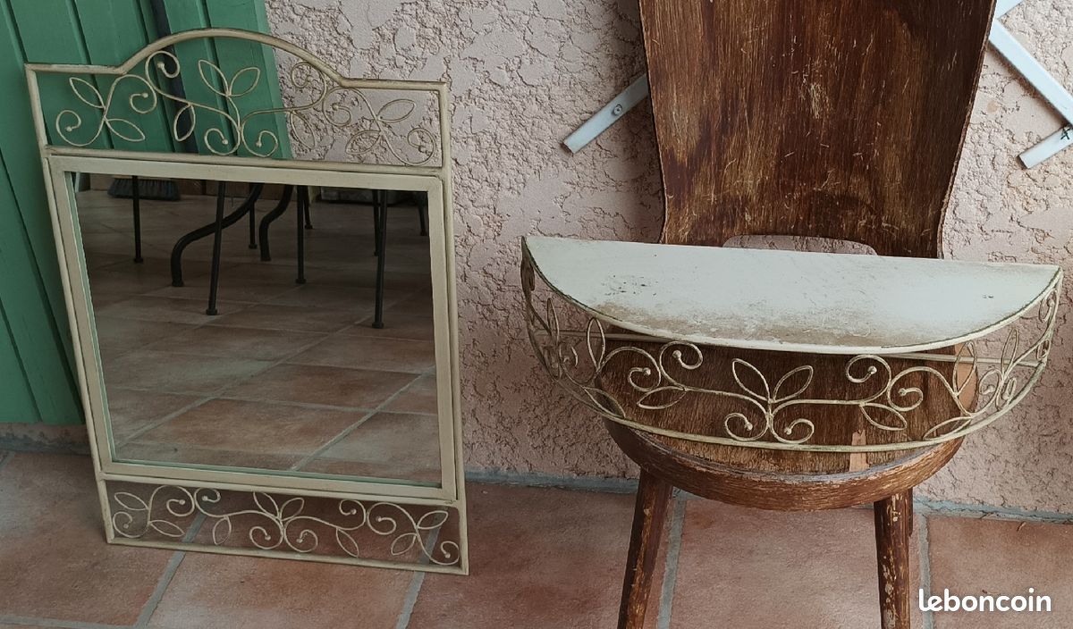 Miroir + étagère (image 1)