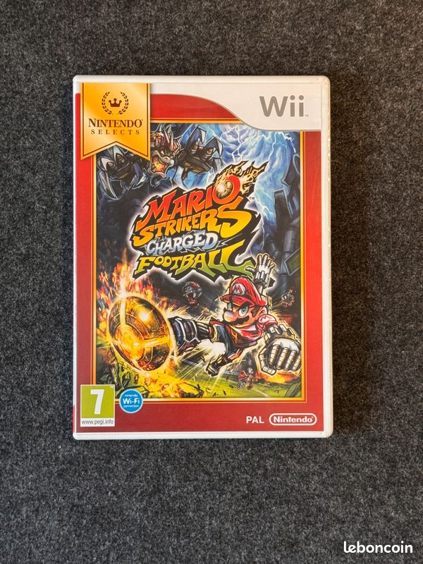 Jeu Wii MARIO STRIKERS CHARGED FOOTBALL (PAL, FR) – Complet Et En Bon État, Nickel !