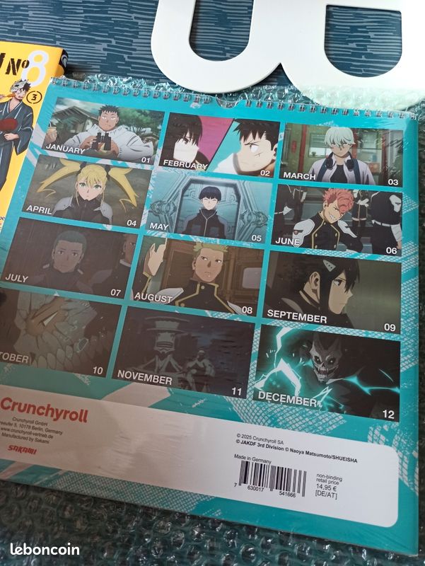 Manga kaiju n8 kaiju n°8 1 a 16(fin)+ relax 1/2/3 + calendar (image 6)