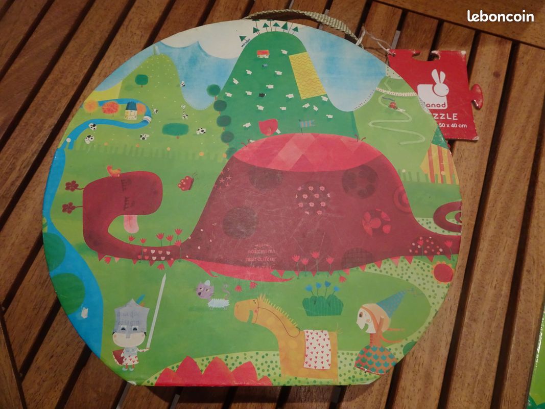 Puzzle "Chevalier et dragon" JANOD (image 1)