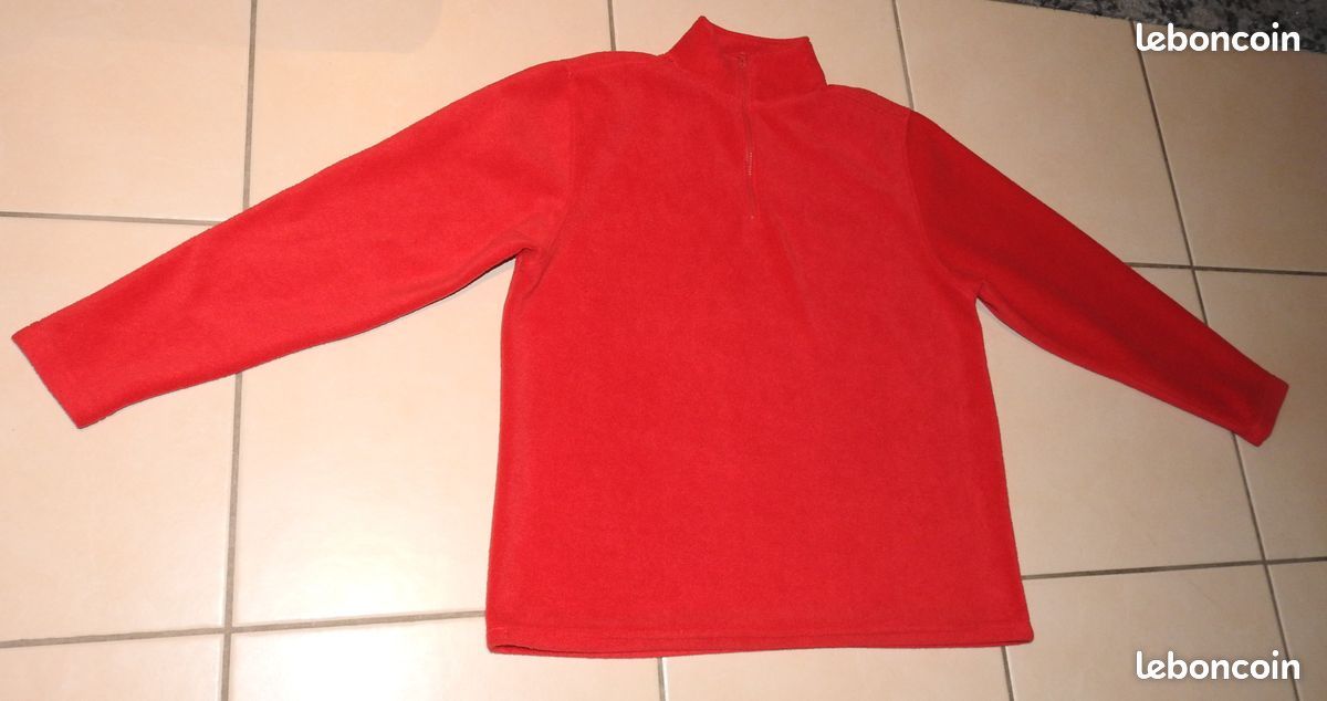 Pull vintage américain rouge Rosebowl L – fripsquare