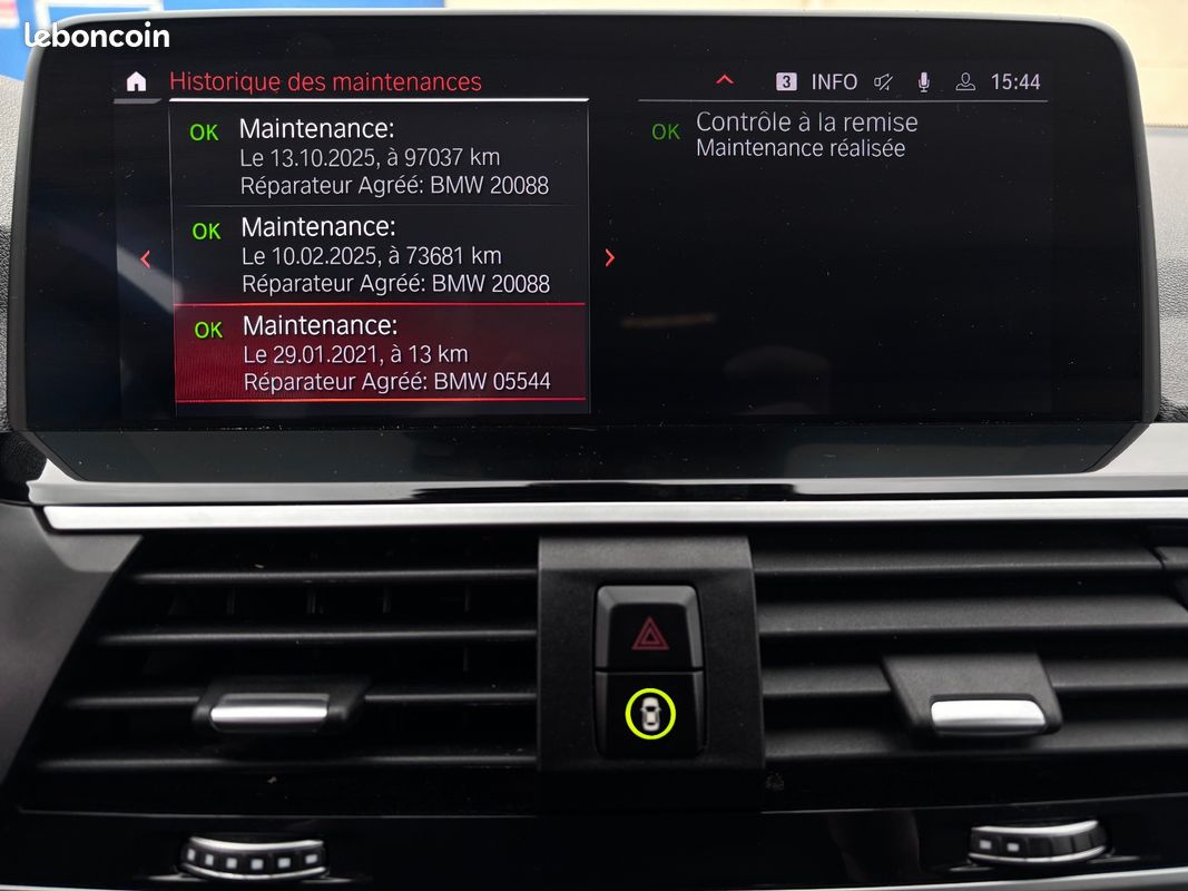 BMW X3 G01 xDrive20d 190ch BVA8 xLine - Entretien BMW - Caméra de Recul - FR (image 18)