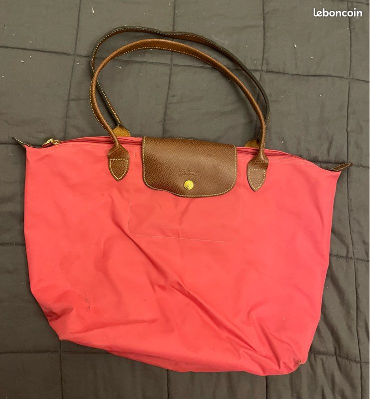 Sac Cabas Longchamp Rose Sac Cabas L Le Pliage Original Toile Recyclée  Rosethé Longchamp FR