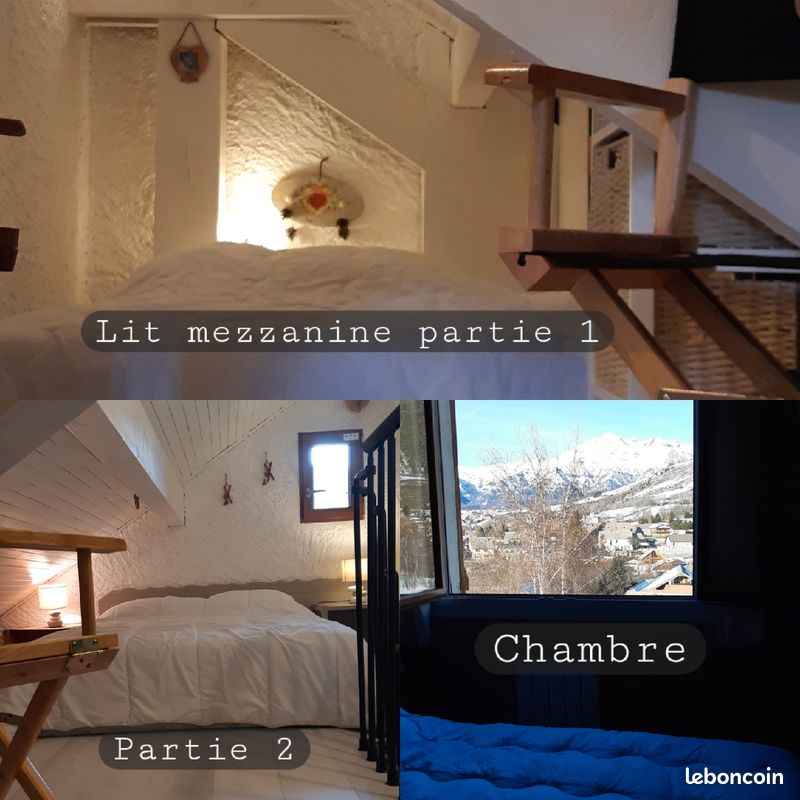 Vue unique montagnes plein Sud. Apt 6 pers. Ancelle (image 8)