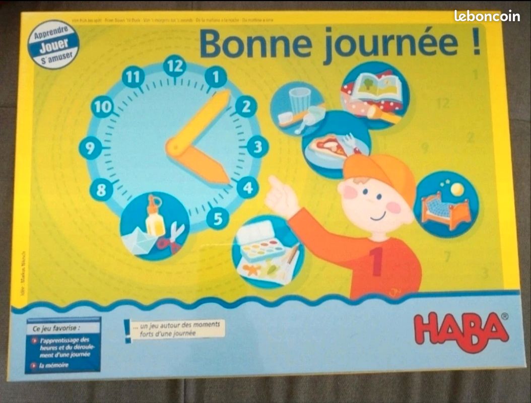 Jeu pour apprendre l'heure (image 1)