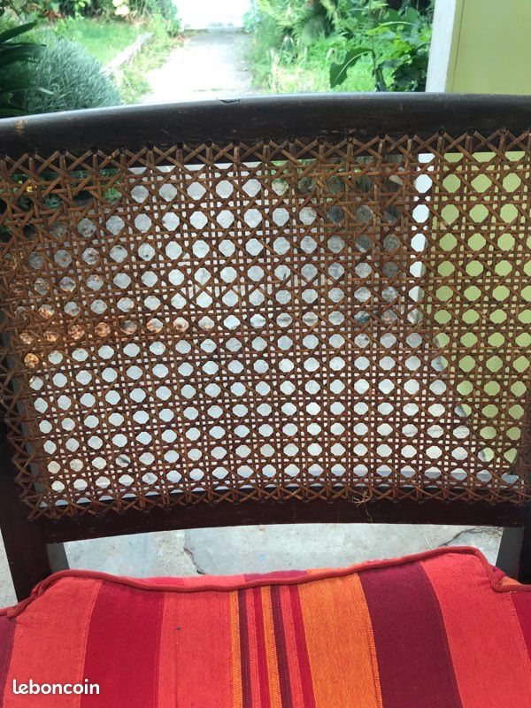 Fauteuils en bois/osier (image 6)