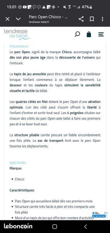 Parc bébé Open sea Chicco (image 5)