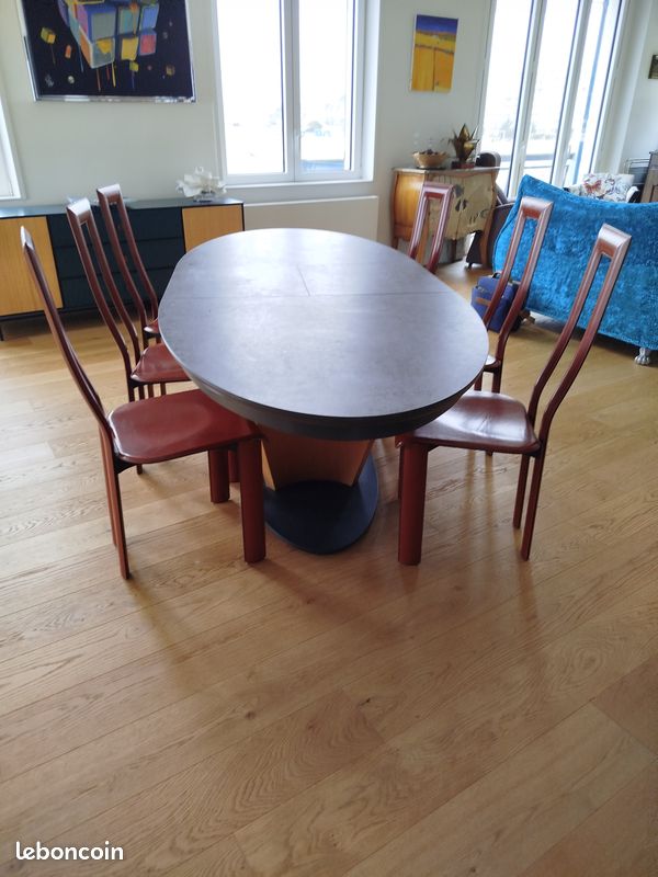 Lot de 6 chaises en cuir Regia de Y Cami (image 3)