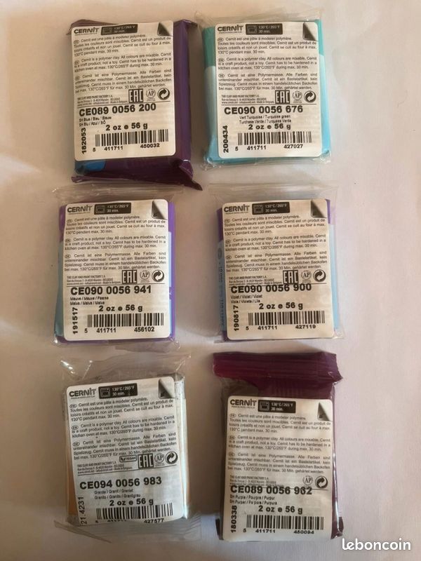 Lot de pâte polymère (image 2)
