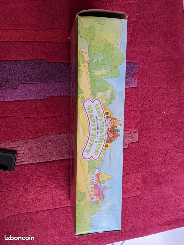 Train vintage Les petits Malins Maple Town de Bandai année 1980 avec boîte d'origine (image 9)