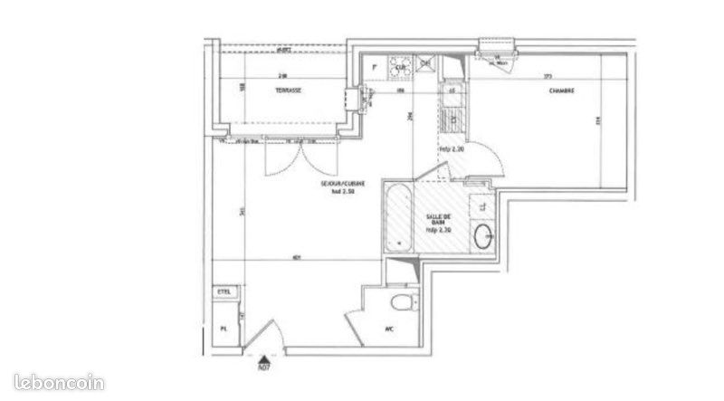 Appartement 2 pièces 49 m² · à Valleiry · 49 m² · 1 081 €/mois