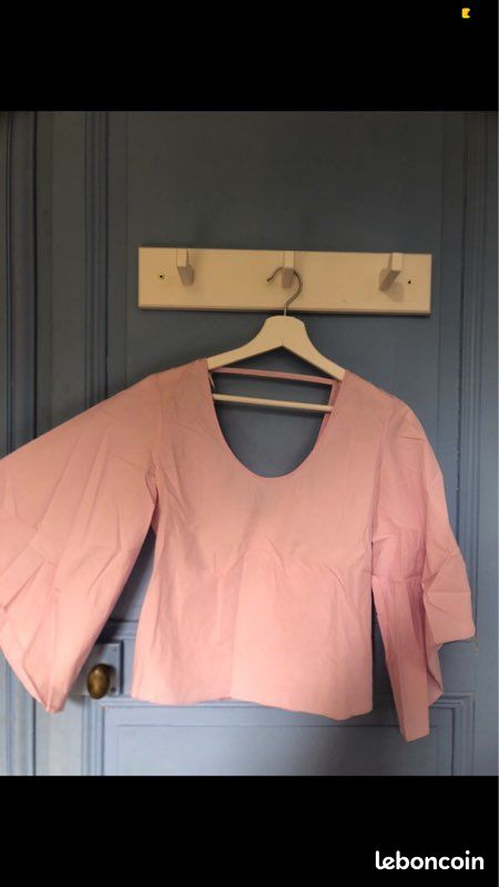 Chemisier rose pastel (image 1)